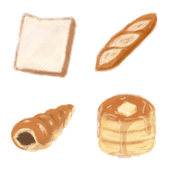 パンとケーキ絵文字