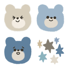 Blue color bears 