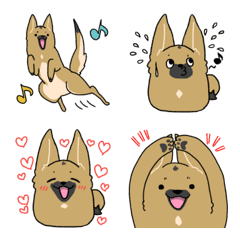 KUROHANA-mixed breed dog-Emoji