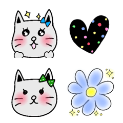 gray cat Misao emoji