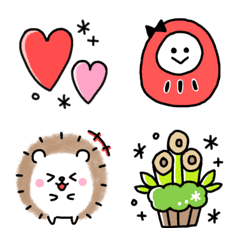 Cute Japanese New Year emoji2