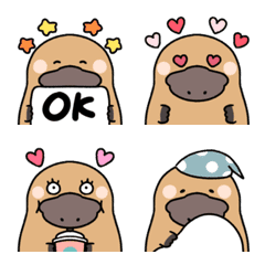 Very cute platypus emoji