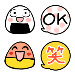 Onigiri's balloon emoji
