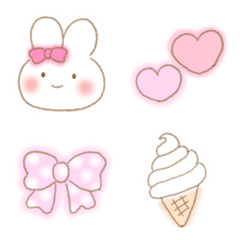 Fluffy girly pastel Emoji