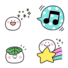 kawaii mini daifuku emoji