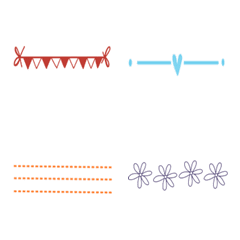 簡約可愛裝飾分隔線