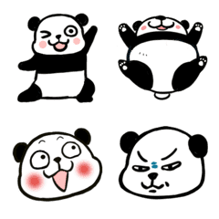 Emoji of panda emotions