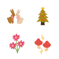 下點雨-森林小物