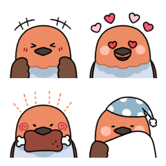 Very cute robin emoji