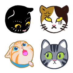 NEKOTIVE - Quaternity Cats Emoji -