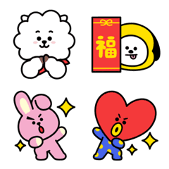 BT21 賀年表情貼