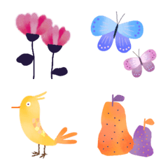 Scandinavian plant and animal emoji