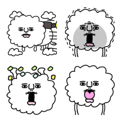 もこもこ真顔犬