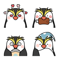 Very cute royal penguin emoji