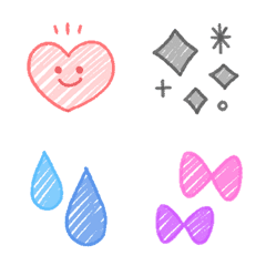 Can be used every day Doodle style emoji