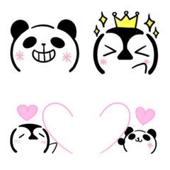 Emoji of pandas & Penguins3