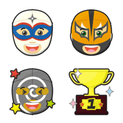 pro wrestling luchador emoji part2