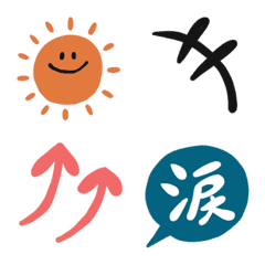 Simple Emoji By ponipo