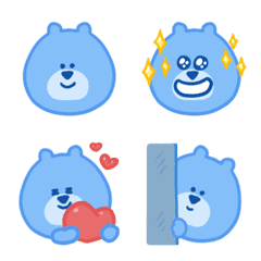 Blue Bear Face