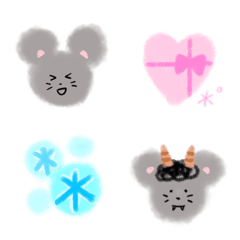 Funwari Nezu-chan Emoji  Winter