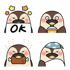Very cute spot billed duck emoji