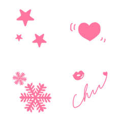Pink emoji sinple