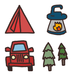 Camping outdoor emoji