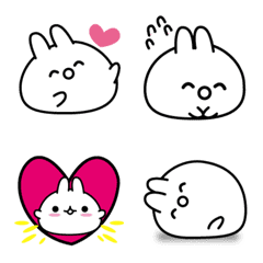 Emoji hanging rabbit