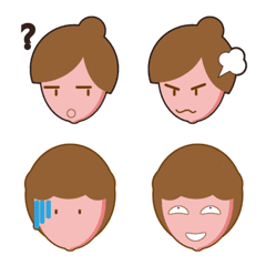 女生的表情