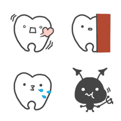 pretty tooth emoji series3
