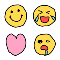Children emoji. Smile face!