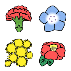 Emoji with  flower only