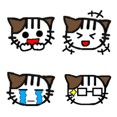 Hand drawn cat Emoji