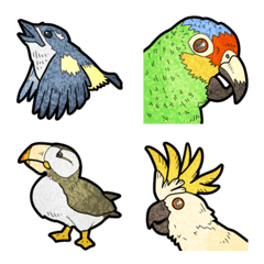 [ bird ] Emoji unit set of all