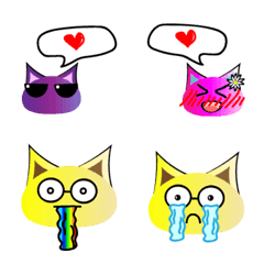  Kucing lendir Emoji