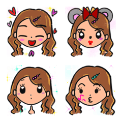 Mina expression sticker