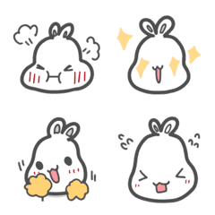 Momo I'm White Rabbit emoji