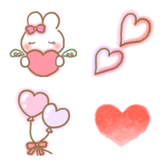 Many hearts! Girly Emoji