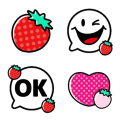 Pop Strawberry Emoji