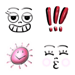 3D Adult Simple Fashionable Cute Emoji