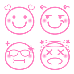 PINK FACE EMOJI