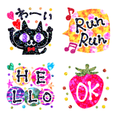 colorful beautiful emoji 