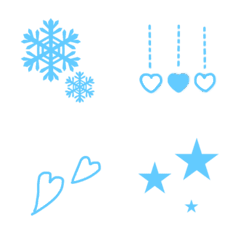 Blue emoji sinple