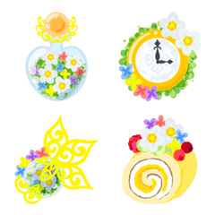 Cute Small Flowers Emoji