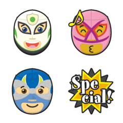 pro wrestling luchador emoji part4