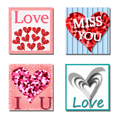 Mini Kartu Cinta Emoji Imut