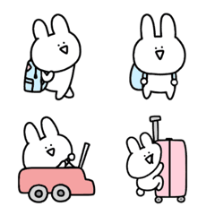 Emoji for surreal rabbit contact