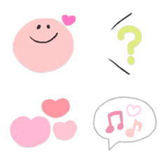 sweet emoji  -pastel color- 