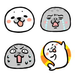 Expressive emoticons of seals