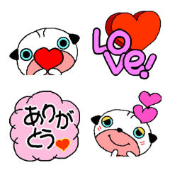 Cute pudding emoji